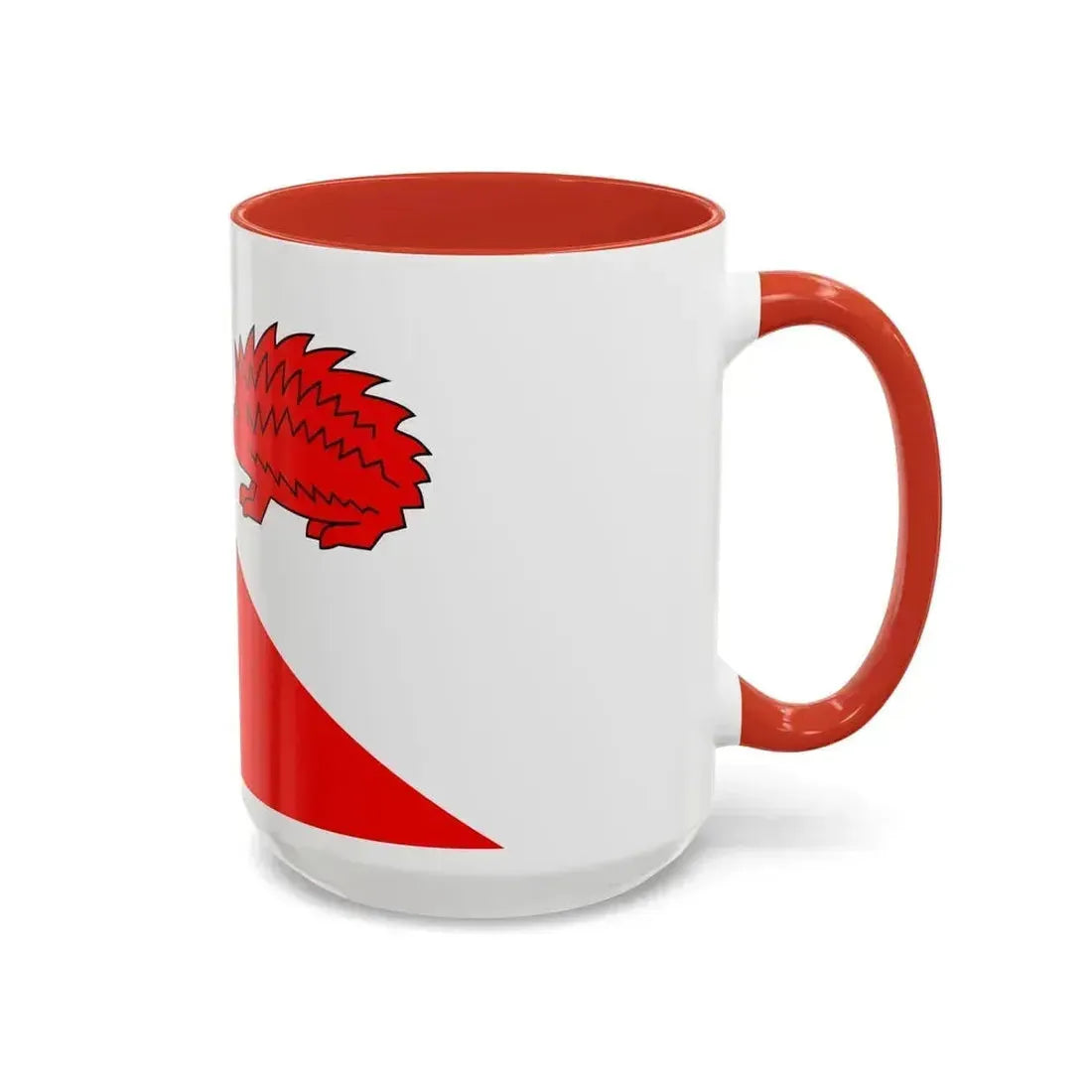 Flag of Jihlava Czech Republic - Accent Coffee Mug - Go Mug Yourself