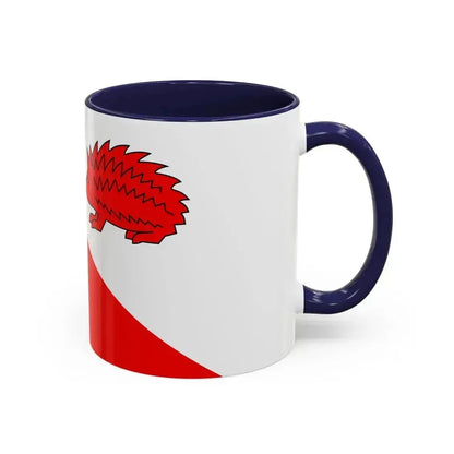 Flag of Jihlava Czech Republic - Accent Coffee Mug - Go Mug Yourself