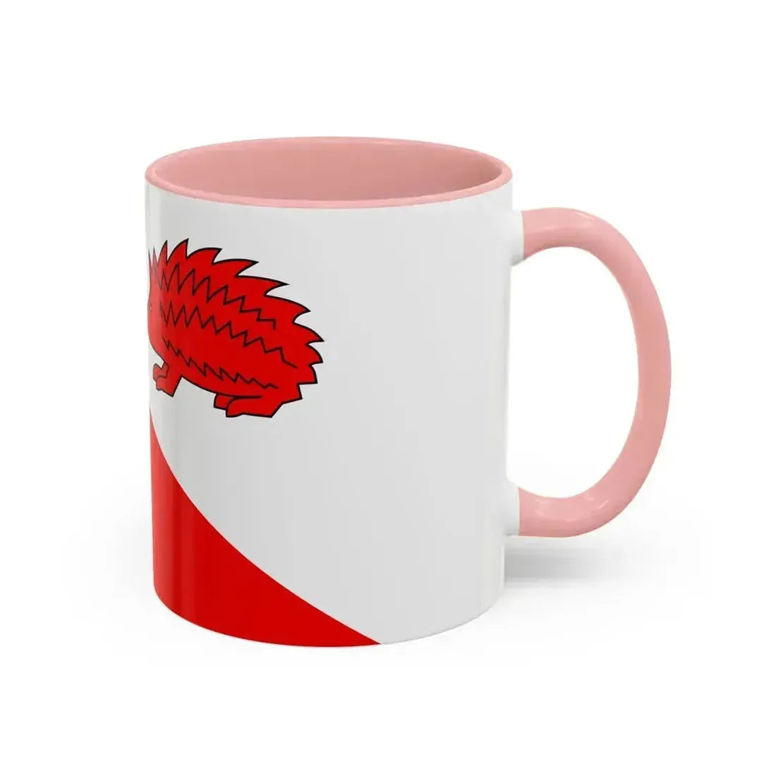 Flag of Jihlava Czech Republic - Accent Coffee Mug - Go Mug Yourself