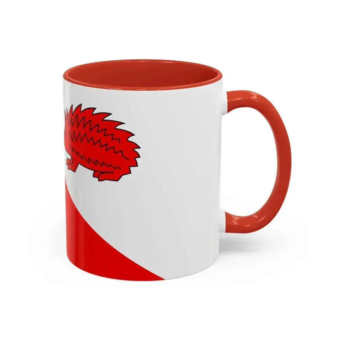 Flag of Jihlava Czech Republic - Accent Coffee Mug - Go Mug Yourself