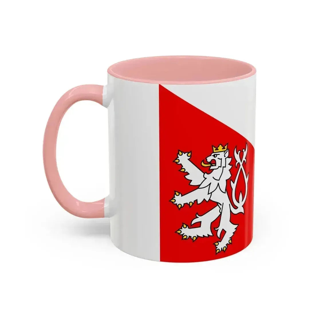 Flag of Jihlava Czech Republic - Accent Coffee Mug - Go Mug Yourself