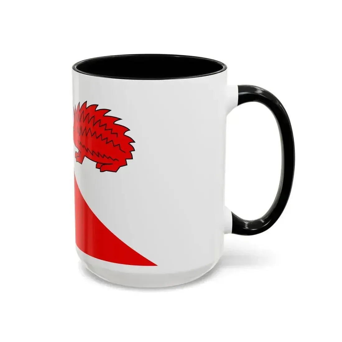 Flag of Jihlava Czech Republic - Accent Coffee Mug - Go Mug Yourself