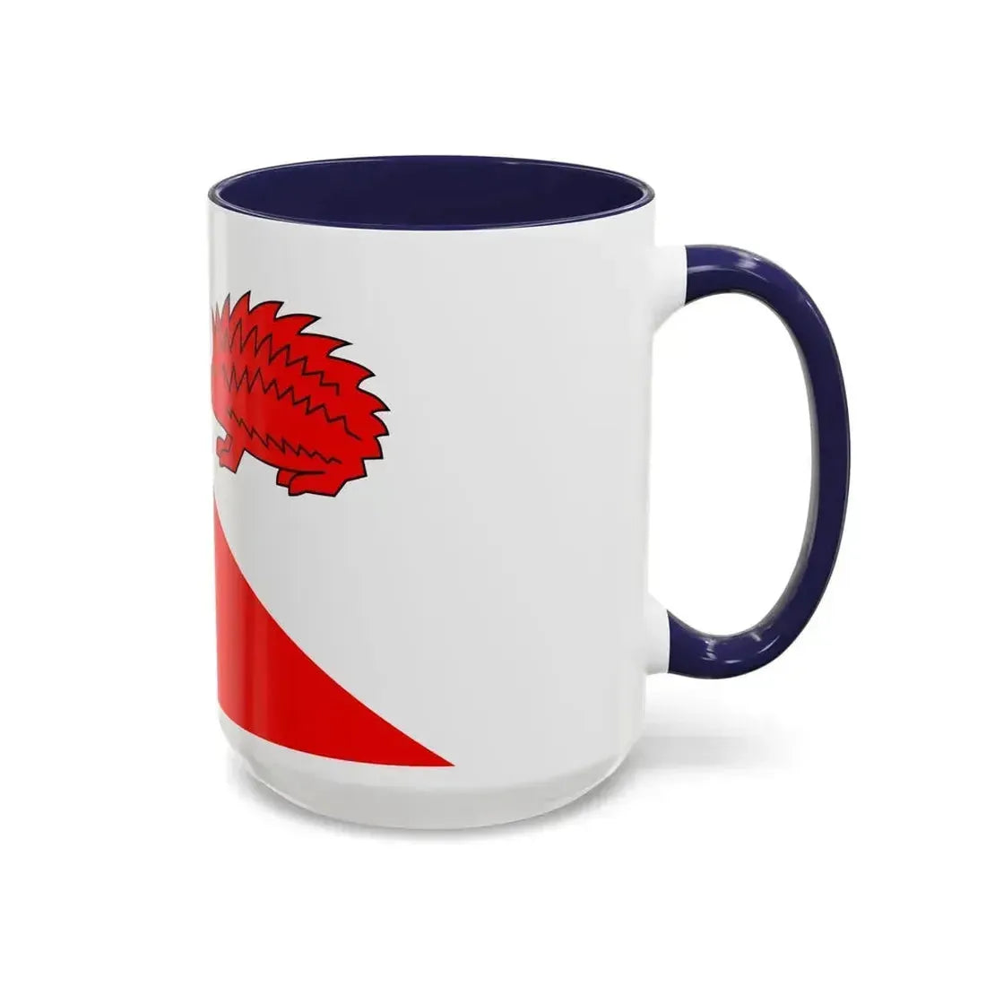 Flag of Jihlava Czech Republic - Accent Coffee Mug - Go Mug Yourself