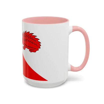 Flag of Jihlava Czech Republic - Accent Coffee Mug - Go Mug Yourself
