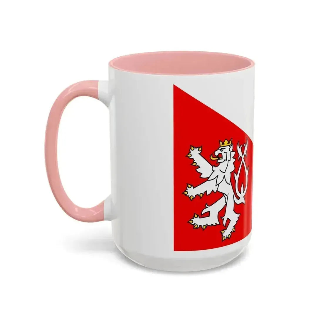 Flag of Jihlava Czech Republic - Accent Coffee Mug - Go Mug Yourself