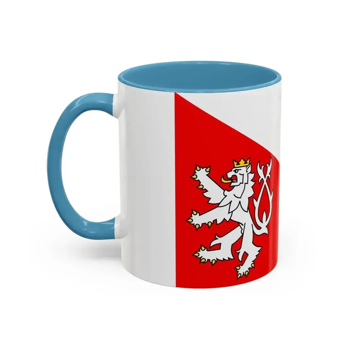 Flag of Jihlava Czech Republic - Accent Coffee Mug - Go Mug Yourself