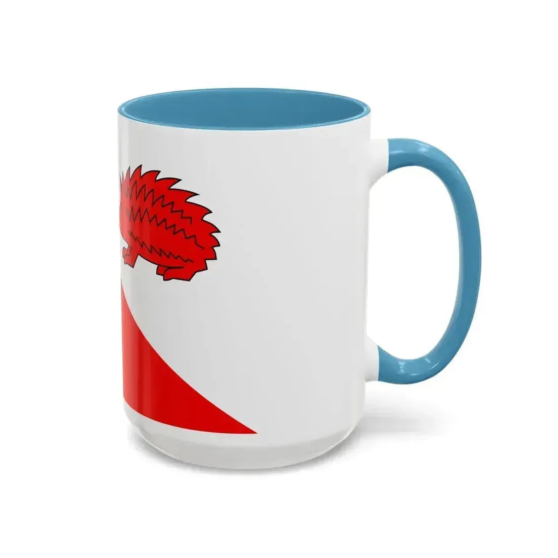 Flag of Jihlava Czech Republic - Accent Coffee Mug - Go Mug Yourself