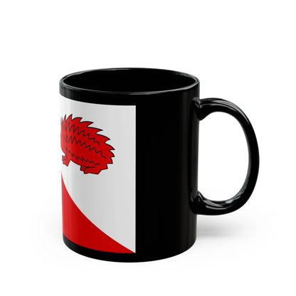 Flag of Jihlava Czech Republic - Black Coffee Mug-Go Mug Yourself