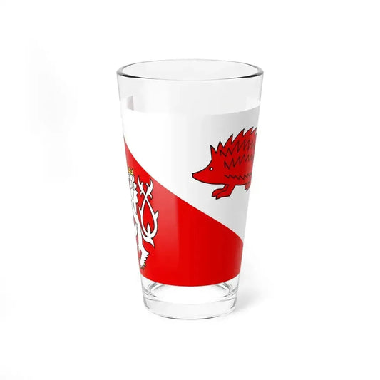 Flag of Jihlava Czech Republic - Pint Glass 16oz 16oz - Go Mug Yourself