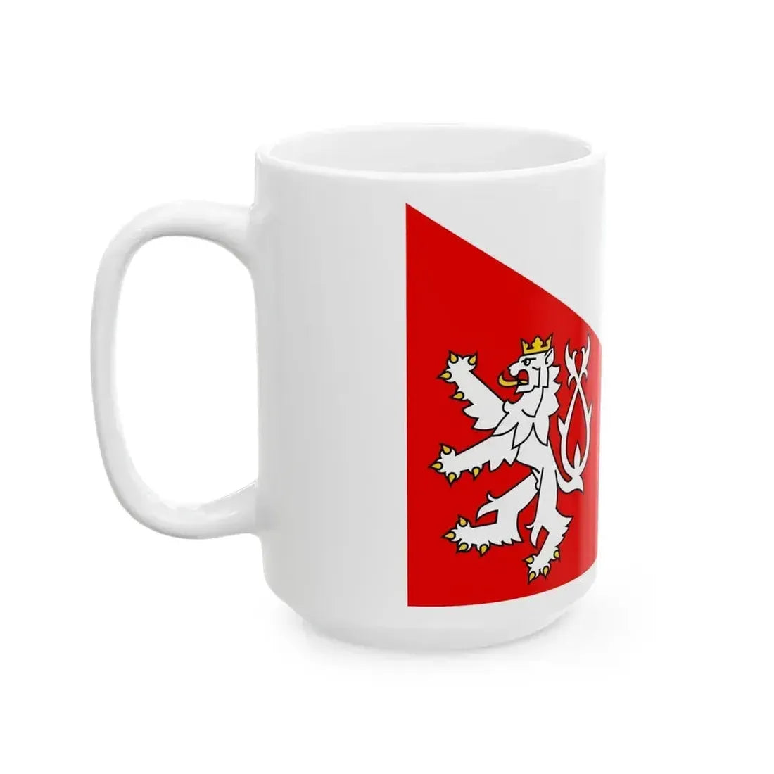 Flag of Jihlava Czech Republic - White Coffee Mug - Go Mug Yourself