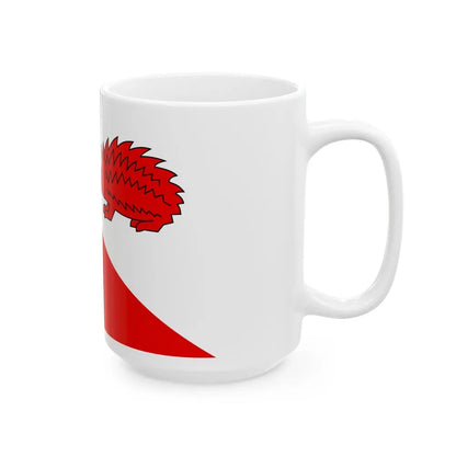 Flag of Jihlava Czech Republic - White Coffee Mug-Go Mug Yourself