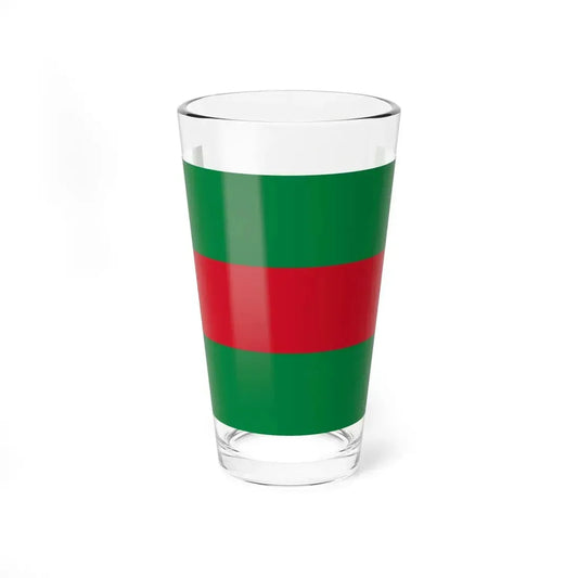 Flag of Jipijapa (Ecuador) Pint Glass 16oz 16oz - Go Mug Yourself