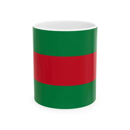 Flag of Jipijapa (Ecuador) White Coffee Mug 11oz - Go Mug Yourself