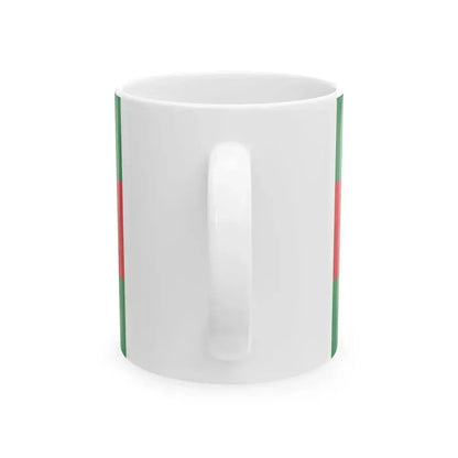 Flag of Jipijapa (Ecuador) White Coffee Mug - Go Mug Yourself