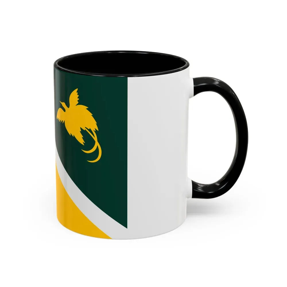 Flag of Jiwaka Papa New Guinea - Accent Coffee Mug - Go Mug Yourself