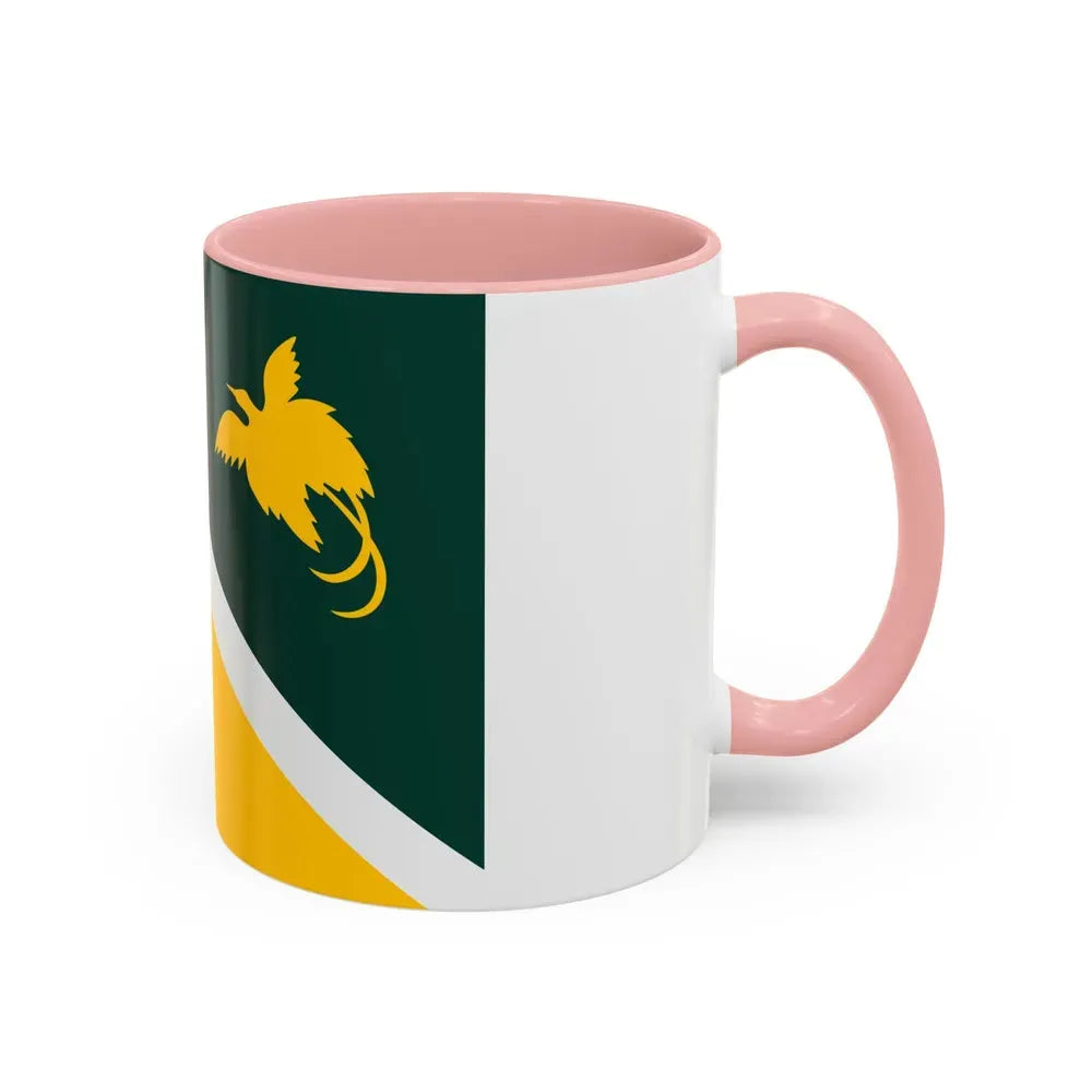 Flag of Jiwaka Papa New Guinea - Accent Coffee Mug - Go Mug Yourself