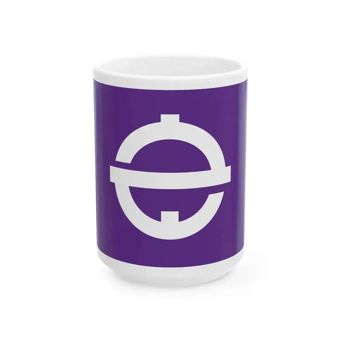 Flag of Joge Hiroshima 1958-2004 (Japan) White Coffee Mug 15oz - Go Mug Yourself