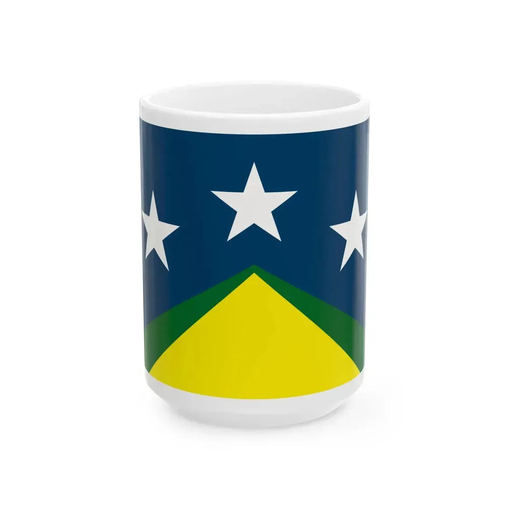 Flag of Johnson City Tennessee (United States) White Coffee Mug 15oz - Go Mug Yourself