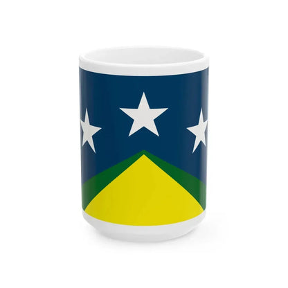 Flag of Johnson City Tennessee (United States) White Coffee Mug 15oz - Go Mug Yourself