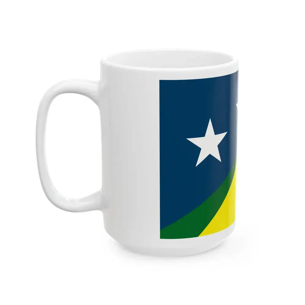 Flag of Johnson City Tennessee (United States) White Coffee Mug - Go Mug Yourself