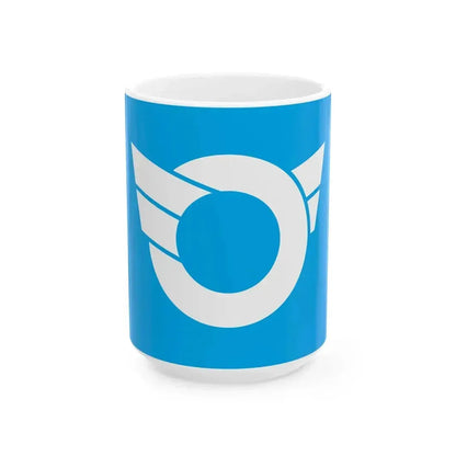 Flag of Johoji Iwate 1961-2006 (Japan) White Coffee Mug 15oz - Go Mug Yourself