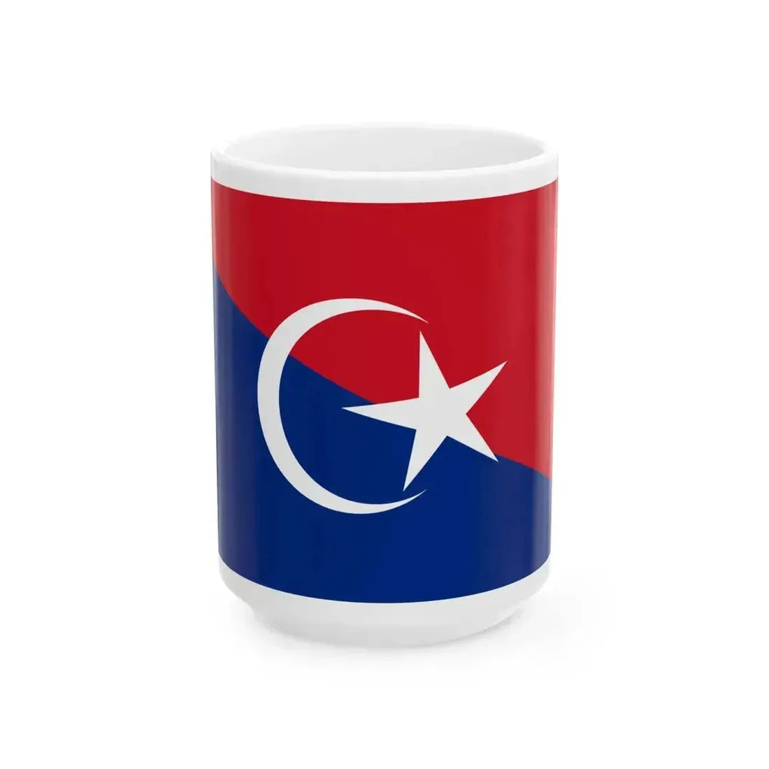 Flag of Johor Bahru Johor (Malaysia) White Coffee Mug 15oz - Go Mug Yourself