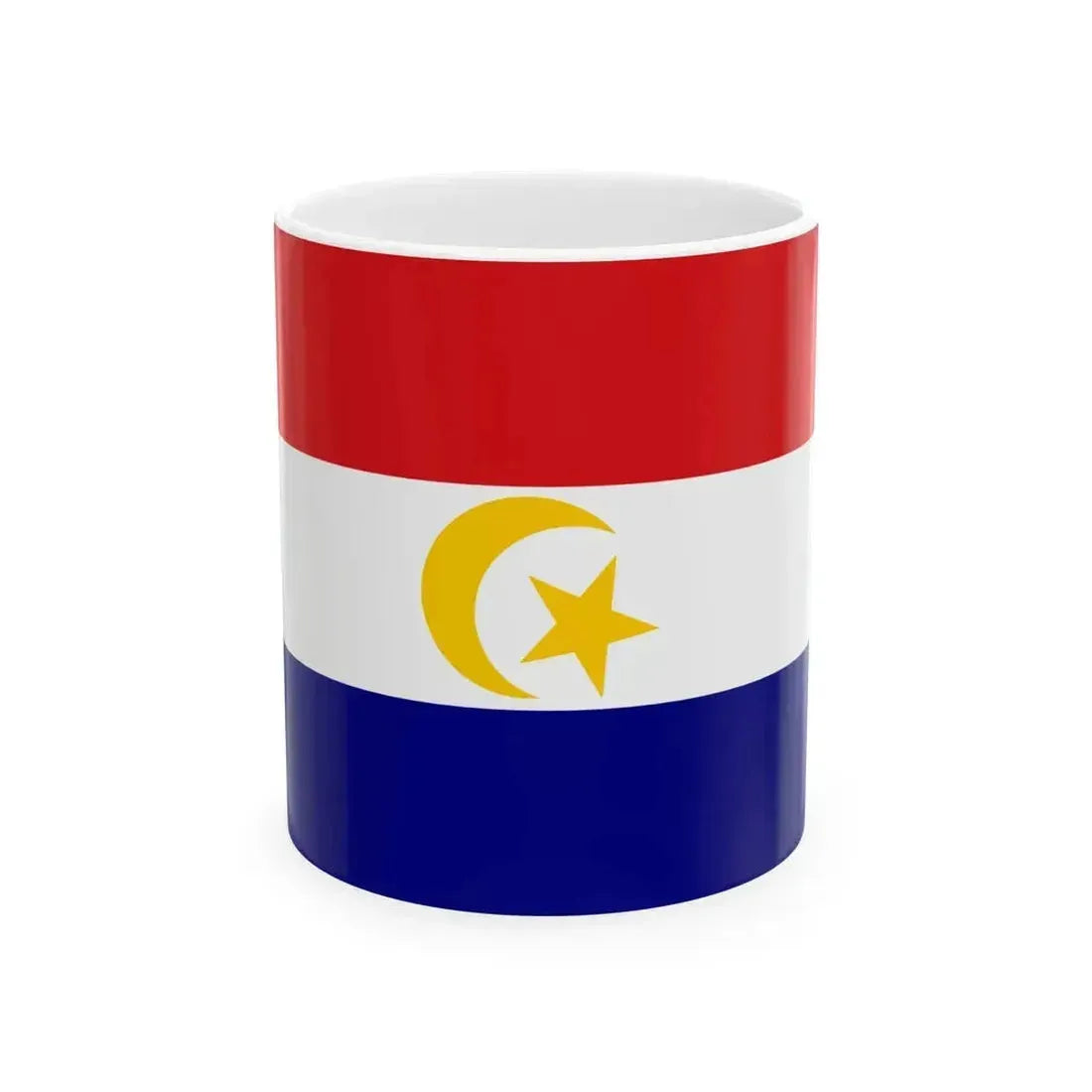 Flag of Johor Bahru (Malaysia) White Coffee Mug 11oz - Go Mug Yourself