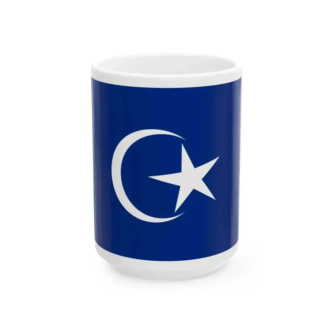 Flag of Johor First Minister (Malaysia) White Coffee Mug 15oz - Go Mug Yourself