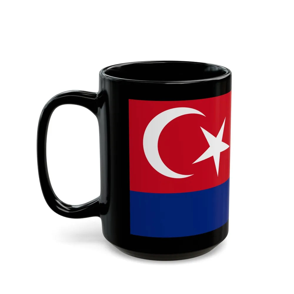 Flag of Johor Malaysia - Black Coffee Mug-Go Mug Yourself