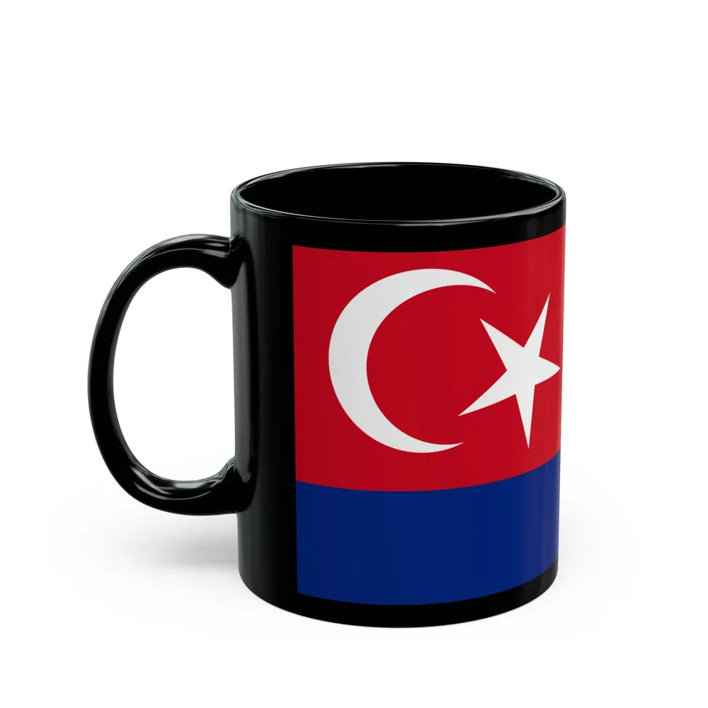 Flag of Johor Malaysia - Black Coffee Mug-Go Mug Yourself