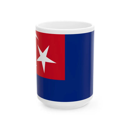 Flag of Johor Malaysia - White Coffee Mug-15oz-Go Mug Yourself