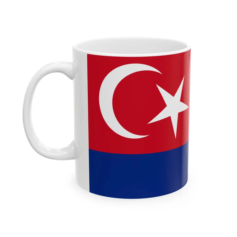 Flag of Johor Malaysia - White Coffee Mug-Go Mug Yourself