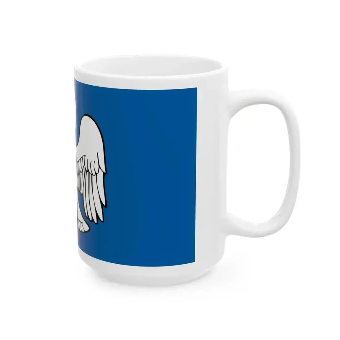 Flag of Jonava Lithuania (Lithuania) White Coffee Mug - Go Mug Yourself