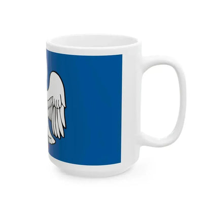 Flag of Jonava Lithuania (Lithuania) White Coffee Mug - Go Mug Yourself