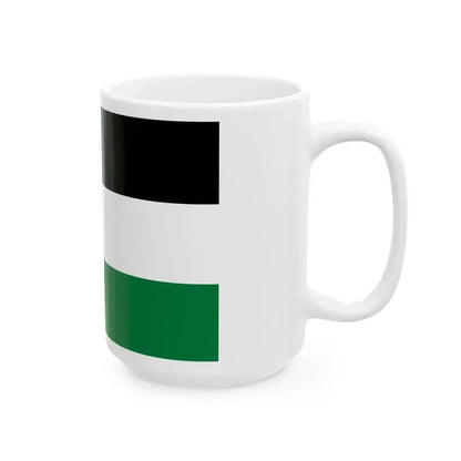 Flag of Jordan 3-2 (Jordan) White Coffee Mug - Go Mug Yourself