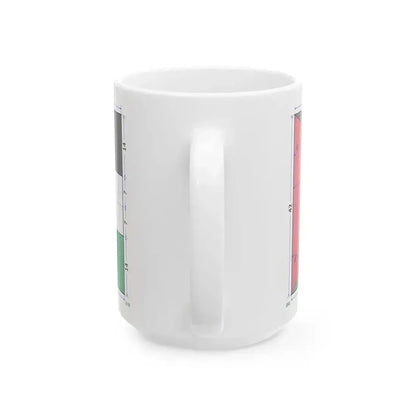 Flag of Jordan construction sheet (Jordan) White Coffee Mug - Go Mug Yourself