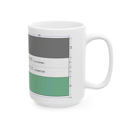 Flag of Jordan construction sheet (Jordan) White Coffee Mug - Go Mug Yourself
