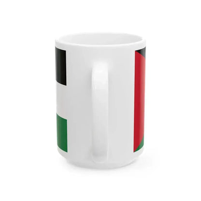 Flag of Jordan (Jordan) White Coffee Mug - Go Mug Yourself