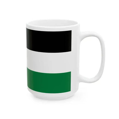 Flag of Jordan (Jordan) White Coffee Mug - Go Mug Yourself