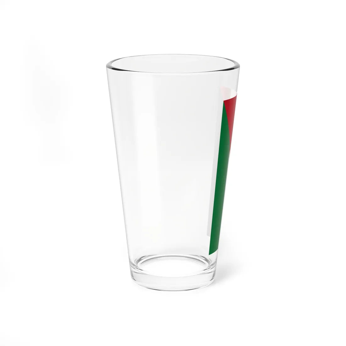 Flag of Jordan vertical (Jordan) Pint Glass 16oz - Go Mug Yourself