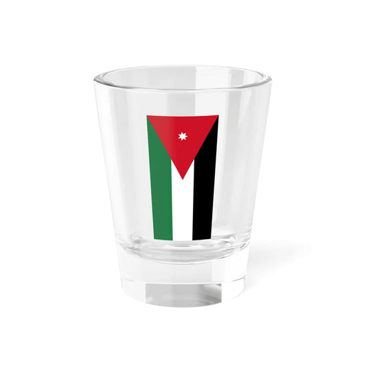 Flag of Jordan vertical (Jordan) Shot Glass 1.5oz 1.5oz - Go Mug Yourself