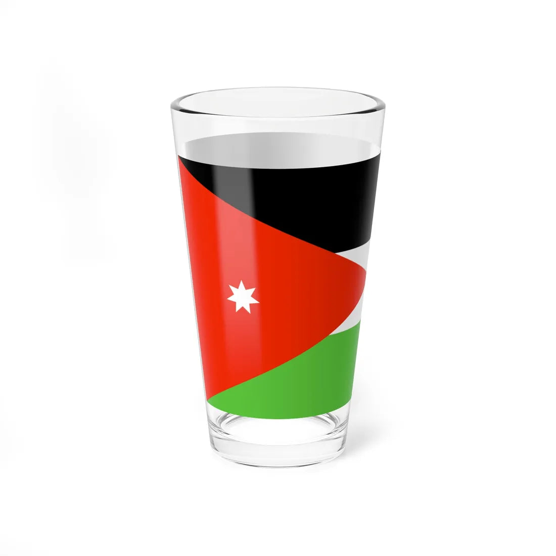 Flag of Jordan WFB 2000 (Jordan) Pint Glass 16oz - Go Mug Yourself