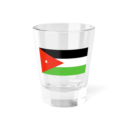 Flag of Jordan WFB 2000 (Jordan) Shot Glass 1.5oz 1.5oz - Go Mug Yourself