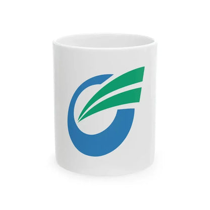 Flag of Joso Ibaraki (Japan) White Coffee Mug 11oz - Go Mug Yourself