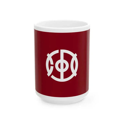 Flag of Joyo Kyoto (Japan) White Coffee Mug 15oz - Go Mug Yourself