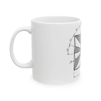 Flag of JSDF Construction sheet (Japan) White Coffee Mug - Go Mug Yourself