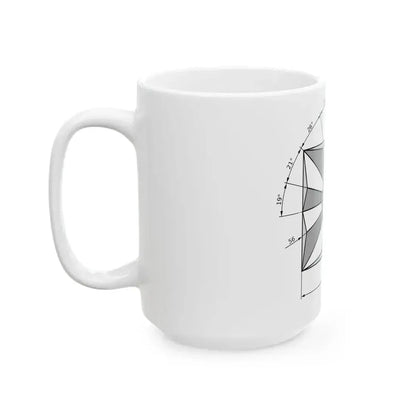 Flag of JSDF Construction sheet (Japan) White Coffee Mug - Go Mug Yourself