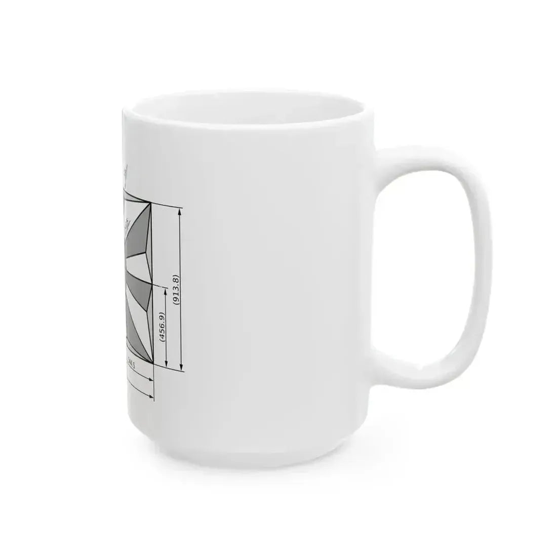 Flag of JSDF Construction sheet (Japan) White Coffee Mug - Go Mug Yourself