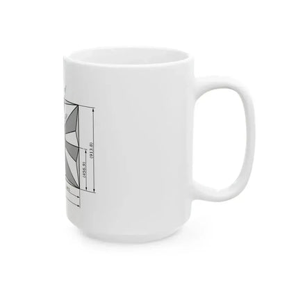 Flag of JSDF Construction sheet (Japan) White Coffee Mug - Go Mug Yourself