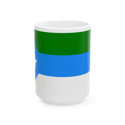 Flag of Jubaland Somalia (Mali) White Coffee Mug 15oz - Go Mug Yourself